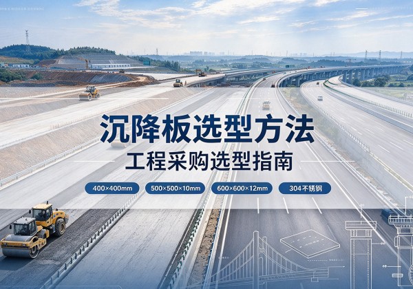乐东沉降板选择方法